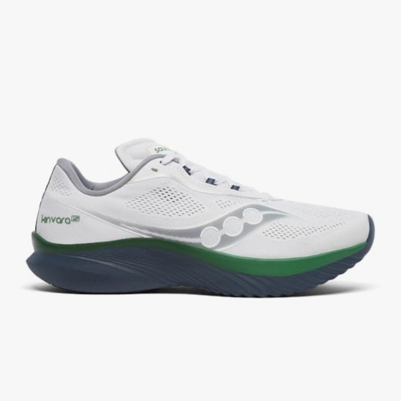 Saucony Kinvara 15 White and Navy Mens Running Shoes Size 7 S20967-230 main image 6